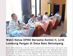Wakil Ketua DPRD Bersama Komisi II, Lirik Lumbung Pangan di Desa Batu Betumpang