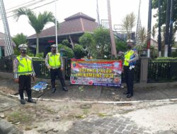 Satlantas Polres Bangka, Sosialisasi Operasi Patuh Menumbing 2021