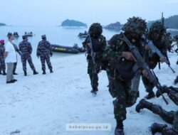 TNI AL Laksanakan Latihan Ratsus di Pulau Belitung