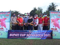 Bupati Bangka Buka Turnamen Bupati Cup 2021