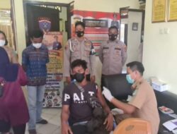 Polsek Riau Silip Buka Gerai Vaksinasi, Ada Paket Sembako Maupun Doorprize