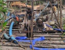 Diduga 50 Ponton Rajuk Tower Menambang Didalam Kawasan Hutan Bakau Kampung Pasir Sungailiat