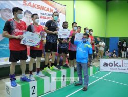Kejuaraan Bulu Tangkis Babel Sport Games 2021, Steven / Reigan Raih Gelar Juara Ganda Putra