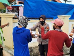 Satuan Binmas Polres Bangka Gelar Baksos Kapada Warga Sungailiat