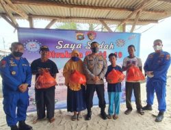 Satpolairud Polres Bangka Gelar Vaksinasi Bagi Nelayan Pesisir