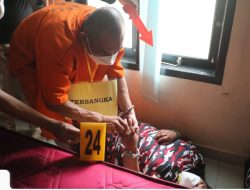 Polisi Gelar Rekonstruksi Sebanyak 34 Adegan, I Saputra Cekik Korban