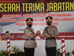 Kapolda Babel Pimpin Upacara Sertijab Kapores Bangka dan Dirsus