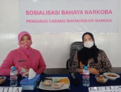 Bhayangkari Polres Bangka, Bersama 29 Organisasi Wanita Sosialisasi Bahaya Narkoba