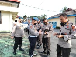 Bidang Propam Bersama Dokkes Polda Babel, Gelar Gaktibplin Polres Bangka