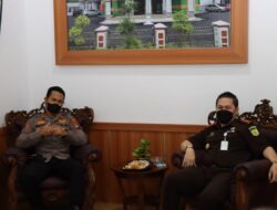 Kunjungan Silaturahmi Kapolres, di Sambut Langsung Kajari Bangka