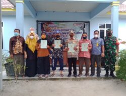 BPN Bangka Bagikan 860 Sertifikat PTSL, Kepada Masyarakat Desa Penyamun
