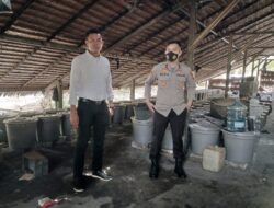 Berdasarkan Informasi Masyarakat Terkait Pabrik Arak, Polsek Pemali Bergerak Cepat