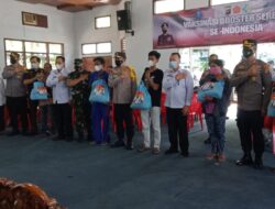 Vaksinasi Boster Serentak Seluruh Indonesia, Di Buka Kapolri Secara Virtual