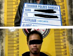 Tim Gradak Satresnarkoba Polres Bangka, Tangkap 2 Pelaku Narkoba