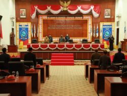 DPRD BABEL Gelar Rapat Paripurna Penetapan Pimpinan dan Keanggotaan AKD