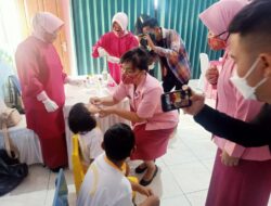 Yayasan TK Bhayangkari Bersama Kemala Bhayangkari Bangka, Laksanakan Vaksinasi Usia 6 -11 Tahun