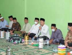Sambut Bulan Ramadhan, Gubernur Babel Nganggung Bersama Warga Desa Riau Silip