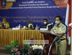 Wagub Babel Buka Pelatihan GTA 2020 di Kantor BKPSDM Babel