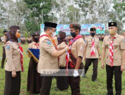 Erzaldi Rosman Buka Perhelatan Jambore Daerah IV Kwarda Babel Tahun 2022