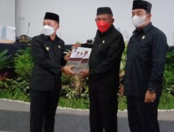 DPRD Kabupaten Bangka Gelar Rapat Paripurna, Penyampaian LKPJ Bupati Bangka T.A 2021