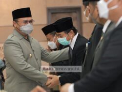 Jelang Ahir Masa Jabatan, Gubernur Babel Bongkar Kabinetnya