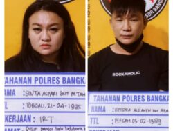 Satresnarkoba Polres Bangka Tangkap Pasutri, Simpan Sabu 13,05 Gram