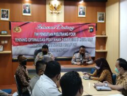 Tim Puslitbang Mabes Polri, Kunjungi Polres Bangka