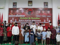 Rudianto Tjen dan Maulan Aklil, Buka Puasa Bersama Masyarakat Lontong Pancur