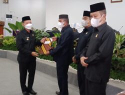 DPRD Kabupaten Bangka Gelar Paripurna, Atas Rekomendasi LKPJ Serta Usulan 3 Raperda Bupati Bangka