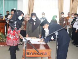 Bupati Bangka Melantik 97 Pegawai PPPK, Formasi Guru