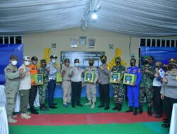 Polres Bangka Gelar Patroli Bersama Forkopimda, Pengamanan Idul Fitri 1443 H