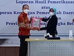 Pemkab Bangka Kembali Meraih Predikat WTP