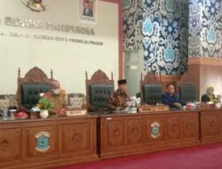 Walikota Pangkalpinang Hadiri Rapat Paripurna ke-19 Masa Persidangan III Tahun 2022