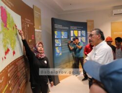 Ridwan Djamaluddin Kunjungi Pusat Informasi Geologi Pulau Belitung