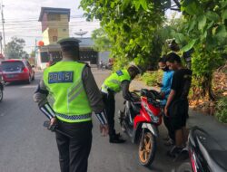 Satlantas Polres Bangka, Gelar Sosialisasi Kesadaran Tertib Lalu Lintas
