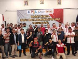 Suryo Kusbandoro Hadiri Acara Halal Bihalal dan Raker KONI Pangkalpinang