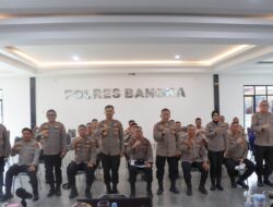 Tim Biro Kerma Sops Mabes Polri, Kunjungi Polres Bangka