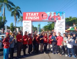 Pemkab Bangka Bersama Bangka Pos, Gelar Jalan Santai 
