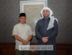 Erzaldi Rosman Buka Puasa Bersama Syekh Hussein Jabber di Rumah Dinas Gubernur