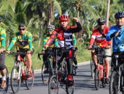 Bupati Bersama Kapolres Bangka, Hadiri Kegiatan Fun Bike 
