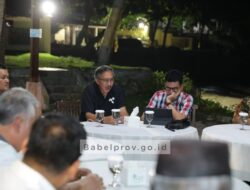 Ridwan Djamaluddin Gelar Rapat Bersama PPT di Lingkungan Pemprov Babel