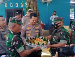 Media Mitra Polres Bangka Berikan Surprise, Kepada Kapolres Bangka 