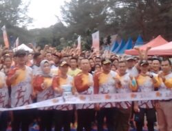 Pemkab Bangka Bersama dengan Forkopimda, Hadiri Trail Run 2022