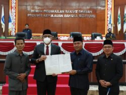 DPRD Babel Gelar Paripurna Pertanggungjawaban Pelaksanaan APBD 2021    