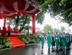 Semarakkan HUT RI ke-77 di Kota Beribu Senyuman, 89 Peserta Ramaikan Pawai Baris-berbaris