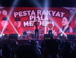 Rudianto Tjen Hadiri Acara Pesta Rakyat Piala Merdeka