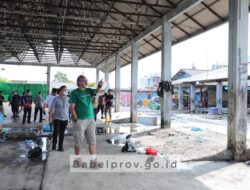 Setelah 3 Hari Beroperasi, Pj Gubernur Kembali Pantau Fungsi Sarana TPI Pantai Muara Sungai Baturusa