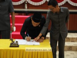 APBD Pemprov. Kep. Babel Tahun Anggaran 2023 Disahkan