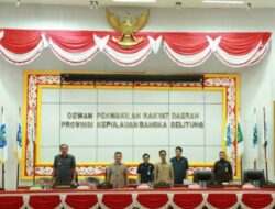 H. Herman Suhadi Pimpin Rapat Paripurna Penyampaian Tiga Agenda