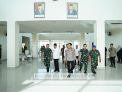 Sekda Babel Bersama Forkopimda Sambut Kedatangan Pangdam II Sriwijaya